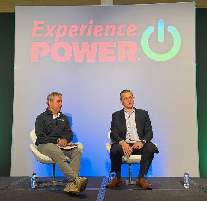 Jason P. Connell of PJM Interconnection on stage at Experience POWER 2026 in Washington, D.C.